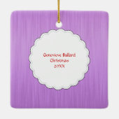 Mama, zum kundenspezifisches personalisiertes keramikornament (Rückseite)