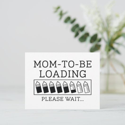 Mama zum Laden Postkarte (Stehend Vorderseite)