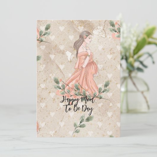 Mama zum Muttertag Feiertagskarte (Stehend Vorderseite)
