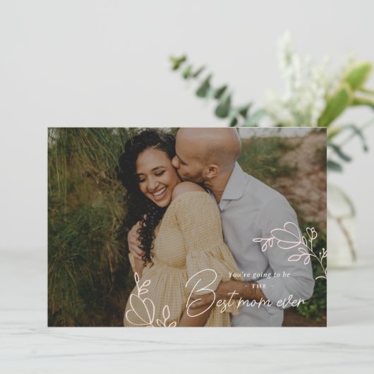 Mama zum Muttertagskarte Karte (Stehend Vorderseite)