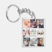 Mama zum niedlichen Muttertag| FotoCollage Schlüsselanhänger (Vorderseite links)