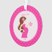 Mama, zum Schwangerschafts-personalisierte Ornament (Vorderseite)