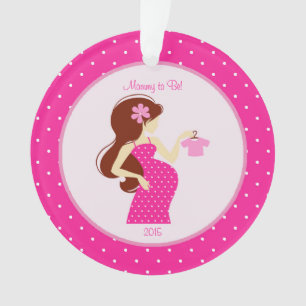 Mama, zum Schwangerschafts-personalisierte Ornament