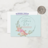 Mama zum Sondertag würdigen Mitteilungskarte (Vorderseite/Rückseite Beispiel)