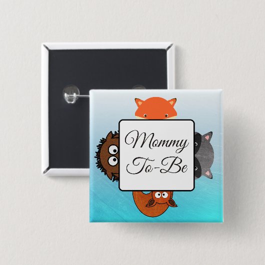 Mama zum Thema Button Fox Woodlands (Vorne & Hinten)