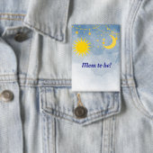 Mama zum Thema Mond und Sonnenweine Button (Insitu)