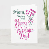 Mama zum Valentinstag Karte (Vorderseite)