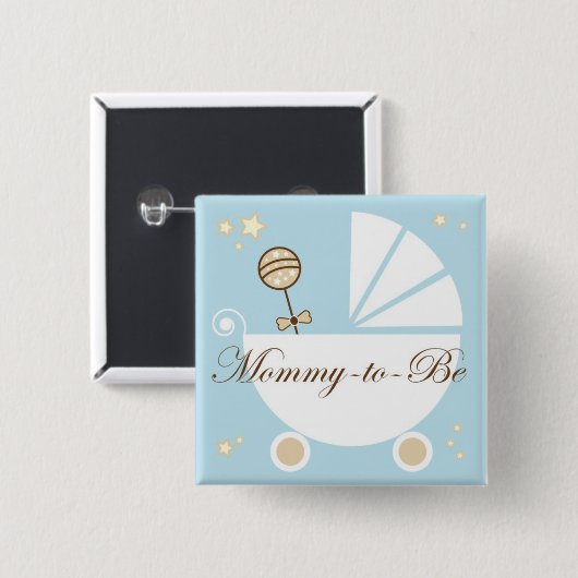 Mama zum zu sein button (Vorne & Hinten)