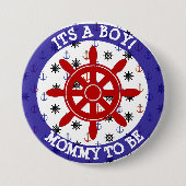 Mama zum zu sein, SeeBabypartyknopf Button (Vorderseite)