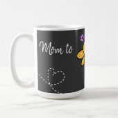 Mama zur Bienenkaffee-Tasse Kaffeetasse (Links)