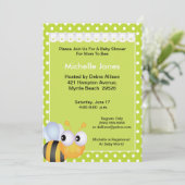 Mama zur Einladung einer Babydusche (Stehend Vorderseite)