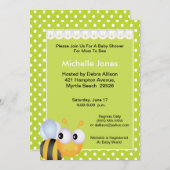 Mama zur Einladung einer Babydusche (Vorne/Hinten)