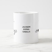 Mama zur Mama befördert Jumbo-Tasse (Vorderseite)