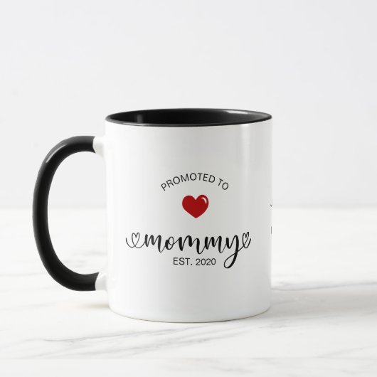 Mama zur Mama befördert Tasse (Links)