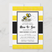 Mama zur Niedlichen Gelbschwanzdusche Einladung (Vorderseite)