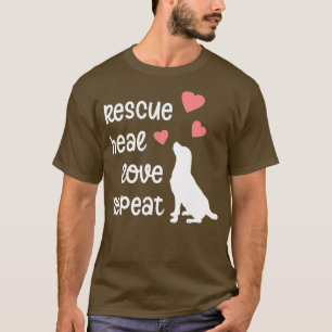 Mama zur Rettung von Hunden Mama Animal Rescue Dog T-Shirt
