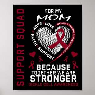 Mama zur Unterstützung der Shirt der Unterstützung Poster