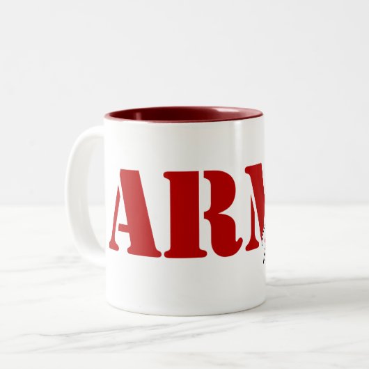 Mama Zweifarbige Tasse (Vorderseite Links)