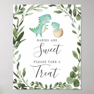 MamaBaby Dinosaur Kinderdusche Babys sind süßes Ze Poster