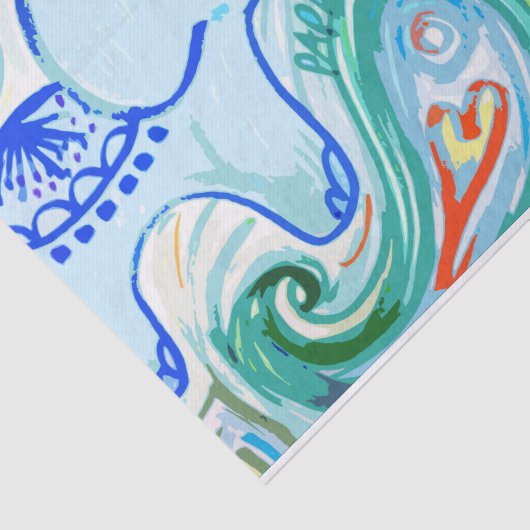 Mamababyelefant-Seidenpapier Seidenpapier (Ausschnitt)