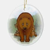 Mamabär Keramikornament (Links)