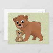 Mamabär Postkarte (Vorne/Hinten)