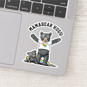 Mamabear Hugs Sticker