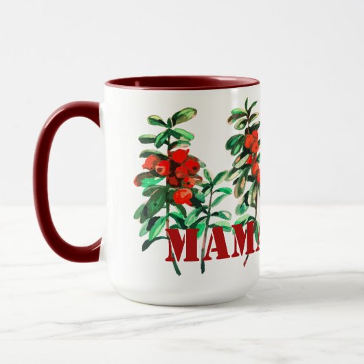 MAMABERRY mit roter Longonbeere Tasse (Links)