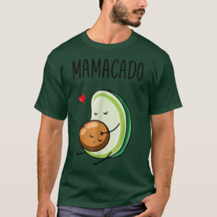 Mamacado Avocado Pregnant Mama Pregnancy Announcem T-Shirt