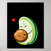 Mamacado Avocado Pregnant Mom Pregnancy Avo Poster (Vorne)