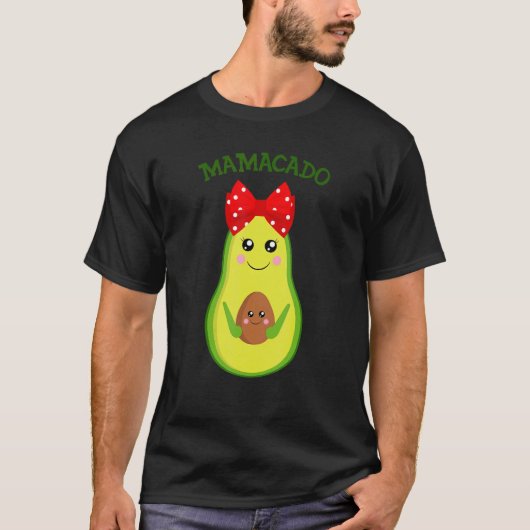 Mamacado Avocado Pregnant Mom Pregnancy Avo T-Shirt (Vorderseite)