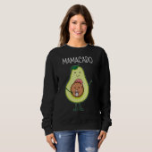 Mamacado erwartet Mutter Sweatshirt (Vorne ganz)