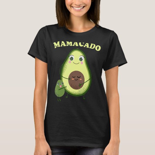 Mamacado Multiple Kids Women Mama Avocado Kostüme T-Shirt (Vorderseite)