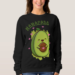 Mamacado Niedlich Avocado Funny Mama - meine Mutte Sweatshirt