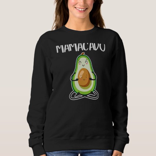 Mamacado Pregnancy Ankündigung Sweatshirt (Vorderseite)