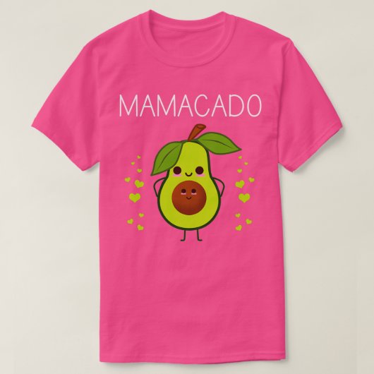 Mamacado Pregnant Funny Pregnancy Avocado Niedlich T-Shirt (Design vorne)