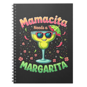 Mamacita benötigt ein Party von Margarita Cinco De Notizblock