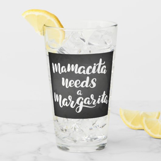 Mamacita braucht A Margarita Glas (Vorderseite Ice)