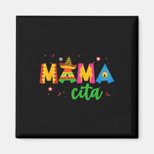 Mamacita Cinco De Mayo Sombrero Frauen Mama Mutti  Magnet