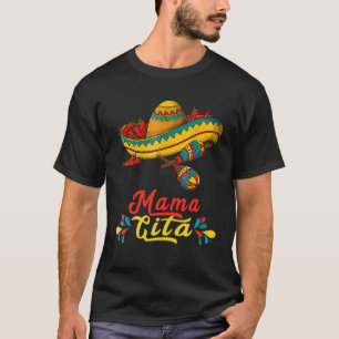 Mamacita Cinco De Mayo Taco Fiesta Mama Funny Mexi T-Shirt