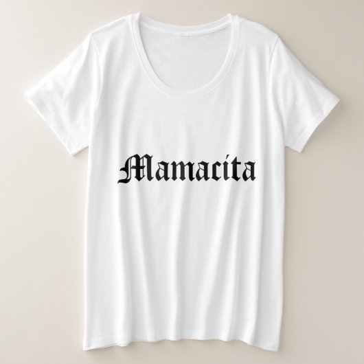 Mamacita Große Größe T-Shirt (Design vorne)
