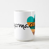 Mamacita ・ Herz der 80 Kaffeetasse (Mittel)