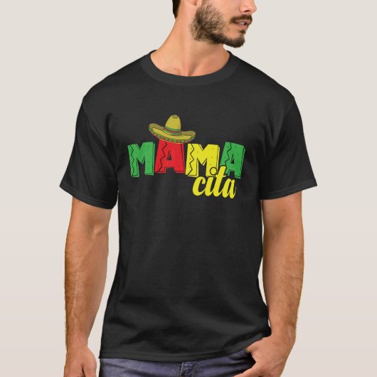 Mamacita Holiday Mexico America USA T-Shirt (Vorderseite)