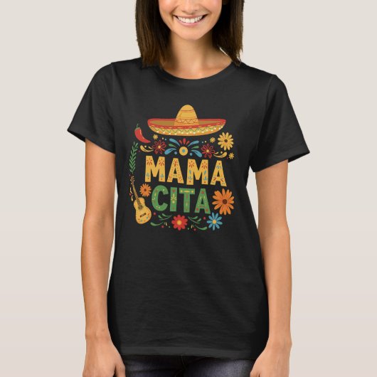 mamacita Mama Shirt Mama Cinco De Mayo Frauen (Vorderseite)