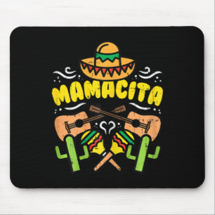 Mamacita Sombrero Cinco De Mayo Party Mexikanisch Mousepad