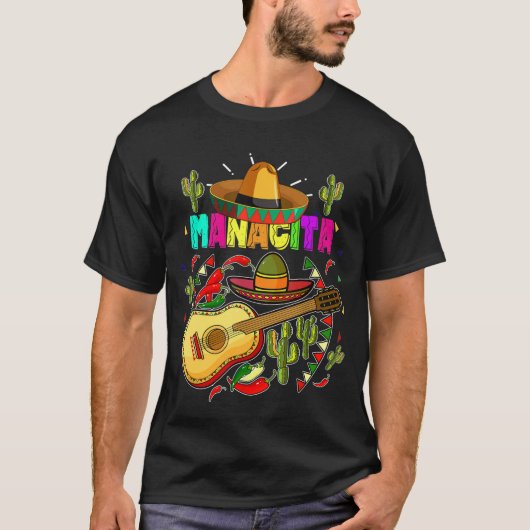 Mamacita Taco Cinco De Mayo T-Shirt (Vorderseite)