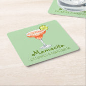 Mamacita verdient einen Margarita Strawberry Marg Rechteckiger Pappuntersetzer (angewinkelt)