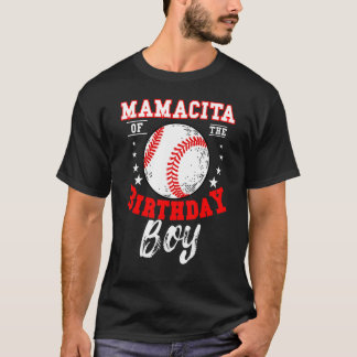 Mamacita von der Geburtstagsfamilie Boy Baseball T-Shirt