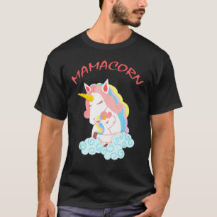 Mamacorn Adorable Unicorn Mama Magischer Muttertag T-Shirt