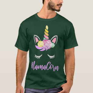 Mamacorn Blumengeschenk Niedlich für Mütter T-Shirt